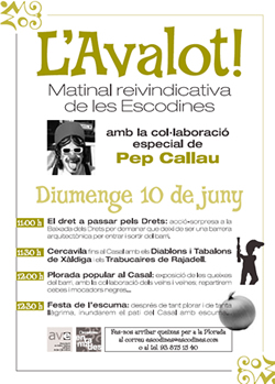 Matinal reivindicativa de les Escodines